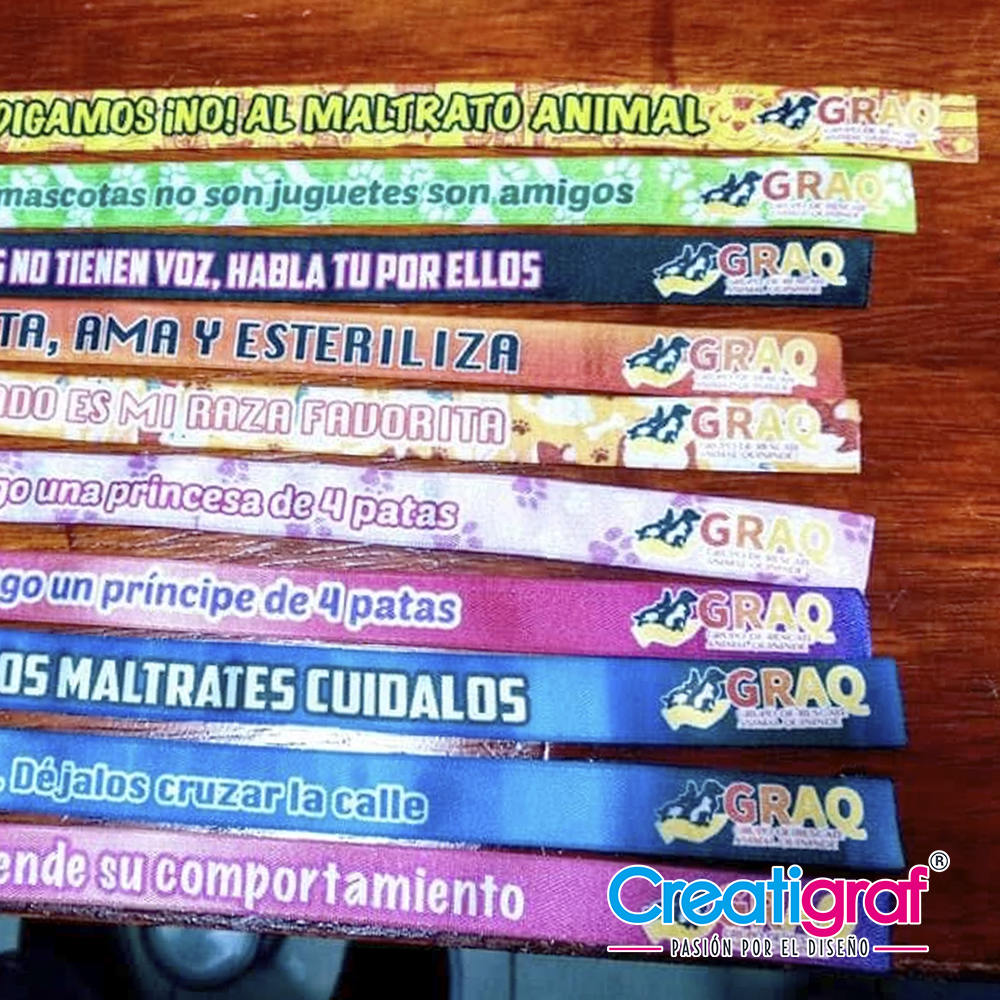 pulseras cinta razo